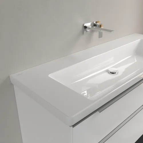 Bild von VILLEROY BOCH Subway 3.0 Schrankwaschtisch, 1300 x 475 x 170 mm, Weiß Alpin, ohne Überlauf #4A70D301