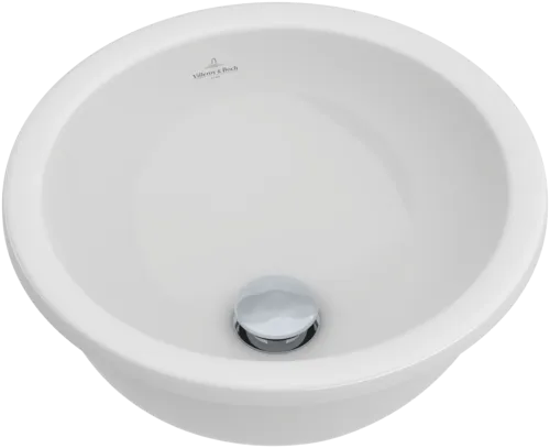 VILLEROY BOCH Loop & Friends Undercounter washbasin, 330 x 330 x 190 mm, White Alpin CeramicPlus, with overflow #618033R1 resmi