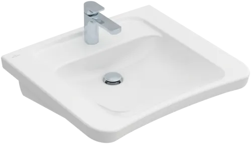 Picture of VILLEROY BOCH ViCare Washbasin ViCare, 650 x 550 x 190 mm, White Alpin AntiBac CeramicPlus, without overflow #517868T2