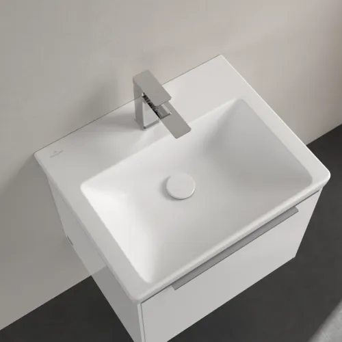 Bild von VILLEROY BOCH Subway 3.0 Waschbecken, 550 x 440 x 165 mm, Stone White CeramicPlus, ohne Überlauf #4A70F5RW