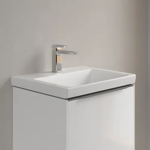 Bild von VILLEROY BOCH Subway 3.0 Waschbecken, 550 x 440 x 165 mm, Stone White CeramicPlus, ohne Überlauf #4A70F5RW
