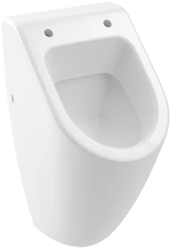 Picture of VILLEROY BOCH Subway Siphonic urinal, for cover, concealed water inlet, 285 x 315 mm, Stone White CeramicPlus #751301RW