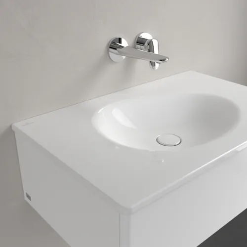 Bild von VILLEROY BOCH Antao Schrankwaschtisch, 800 x 500 x 150 mm, Weiß Alpin CeramicPlus, ohne Überlauf #4A7583R1