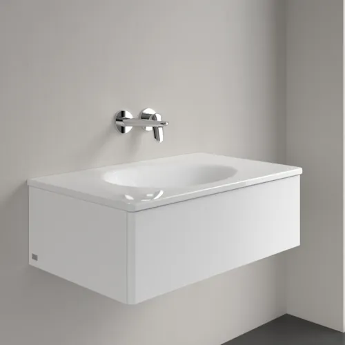 Bild von VILLEROY BOCH Antao Schrankwaschtisch, 800 x 500 x 150 mm, Weiß Alpin CeramicPlus, ohne Überlauf #4A7583R1