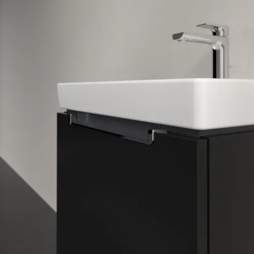 Bild von VILLEROY BOCH Subway 2.0 Waschbeckenunterschrank, 1 Auszug, 537 x 420 x 423 mm, Black Matt Lacquer #A68610PD
