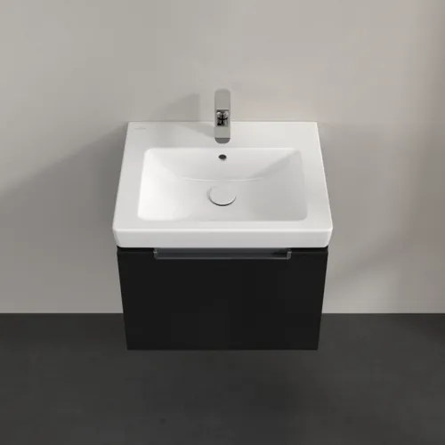 Bild von VILLEROY BOCH Subway 2.0 Waschbeckenunterschrank, 1 Auszug, 537 x 420 x 423 mm, Black Matt Lacquer #A68610PD