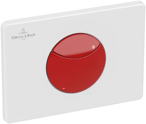 Picture of VILLEROY BOCH ViConnect installation systems WC flush plate 100S Kids, dual flush, Cherry Red #922374P4