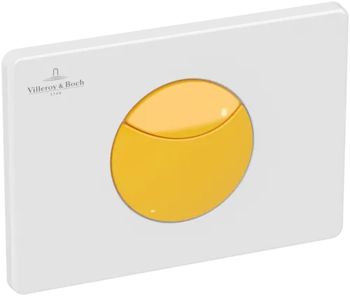 VILLEROY BOCH ViConnect installation systems WC flush plate 100S Kids, dual flush, Sunshine Yellow #922374P5 resmi
