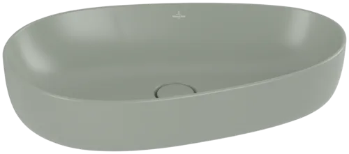 Зображення з  VILLEROY BOCH Antao Surface-mounted washbasin, 650 x 400 x 146 mm, Morning Green CeramicPlus, without overflow #4A7465R8