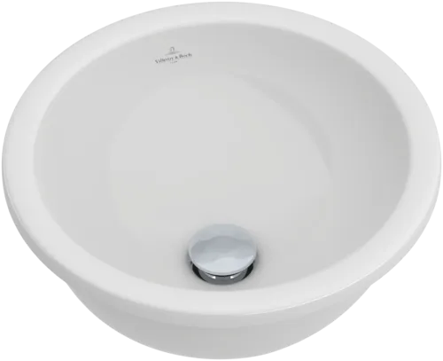 εικόνα του VILLEROY BOCH Loop & Friends Undercounter washbasin, 330 x 330 x 190 mm, White Alpin CeramicPlus, without overflow #618133R1