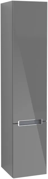εικόνα του VILLEROY BOCH Subway 2.0 Tall cabinet, 2 doors, 350 x 1650 x 370 mm, Glossy Grey #A71010FP