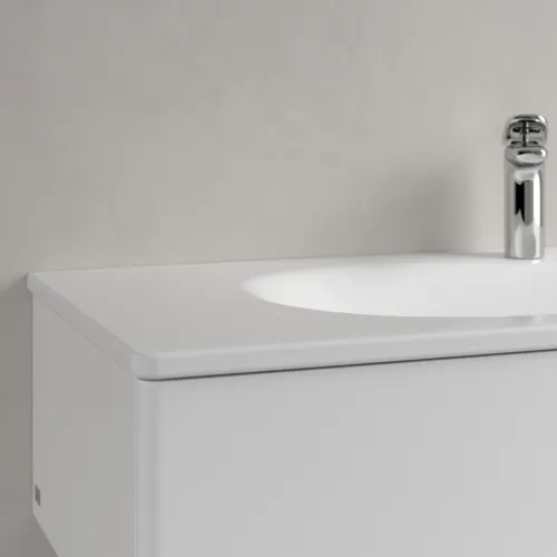 Bild von VILLEROY BOCH Antao Schrankwaschtisch, 1000 x 500 x 150 mm, Stone White CeramicPlus, mit verdecktem Überlauf #4A76ABRW