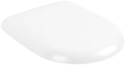 VILLEROY BOCH Antao Toilet seat and cover, with automatic lowering mechanism (SoftClosing), with removable seat (QuickRelease), Stone White #8M67S1RW resmi