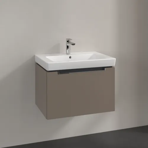 VILLEROY BOCH Subway 2.0 Waschbeckenunterschrank, 1 Auszug, 637 x 420 x 454 mm, Truffle Grey #A68810VG, Bild 2