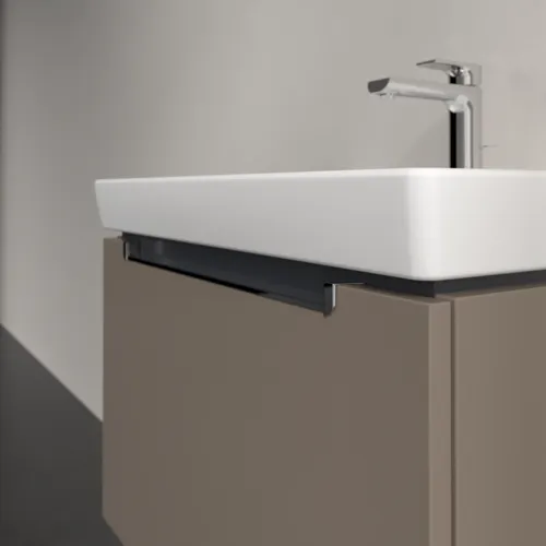 VILLEROY BOCH Subway 2.0 Waschbeckenunterschrank, 1 Auszug, 637 x 420 x 454 mm, Truffle Grey #A68810VG, Bild 5