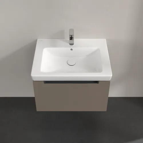 VILLEROY BOCH Subway 2.0 Waschbeckenunterschrank, 1 Auszug, 637 x 420 x 454 mm, Truffle Grey #A68810VG, Bild 4