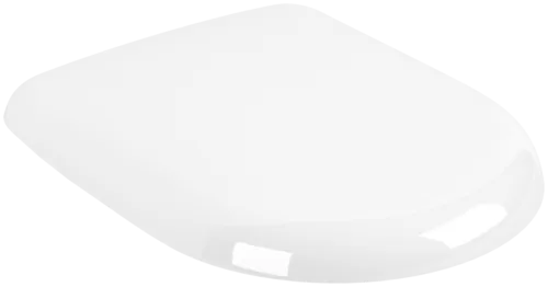 Picture of VILLEROY BOCH Antao Toilet seat and cover, with automatic lowering mechanism (SoftClosing), with removable seat (QuickRelease), White Alpin #8M67S1R1