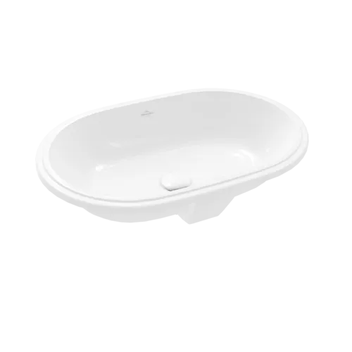 Зображення з  VILLEROY BOCH Architectura Undercounter washbasin, 570 x 375 x 175 mm, White Alpin CeramicPlus, with overflow #5A7660R1