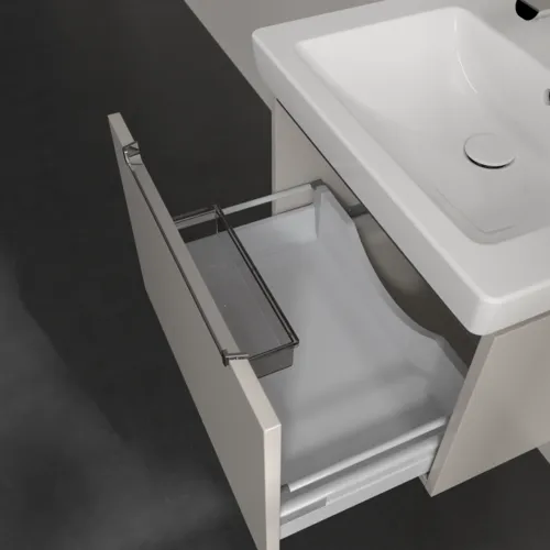 VILLEROY BOCH Subway 2.0 Waschbeckenunterschrank, 1 Auszug, 587 x 420 x 454 mm, Soft Grey #A68710VK, Bild 6