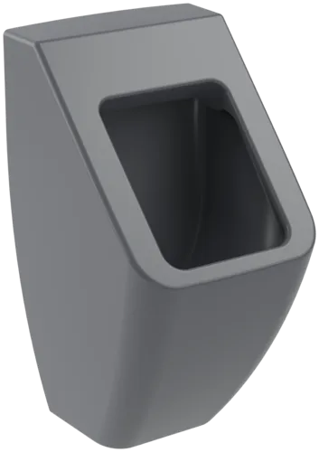Picture of VILLEROY BOCH Venticello Siphonic urinal, without cover, concealed water inlet, 285 x 320 mm, Graphite CeramicPlus #5504R0I4