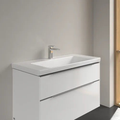 Bild von VILLEROY BOCH Subway 3.0 Schrankwaschtisch, 1000 x 470 x 165 mm, Weiß Alpin CeramicPlus, ohne Überlauf #4A70A2R1
