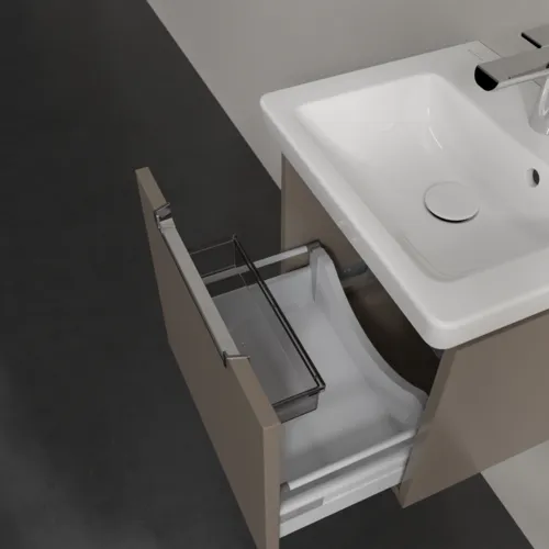 Bild von VILLEROY BOCH Subway 2.0 Waschbeckenunterschrank, 1 Auszug, 440 x 420 x 352 mm, Truffle Grey #A68410VG