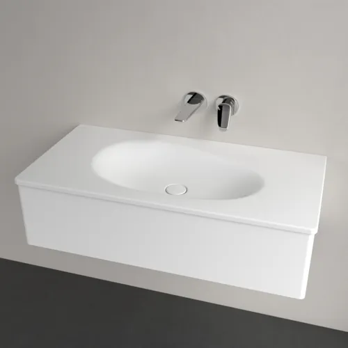 Bild von VILLEROY BOCH Antao Schrankwaschtisch, 1000 x 500 x 150 mm, Stone White CeramicPlus, ohne Überlauf #4A76A3RW