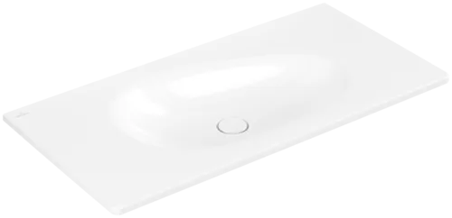 Picture of VILLEROY BOCH Antao Vanity washbasin, 1000 x 500 x 150 mm, White Alpin CeramicPlus, without overflow #4A76A3R1