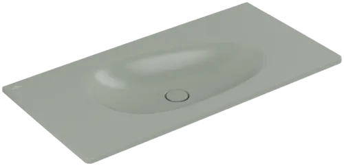 Picture of VILLEROY BOCH Antao Vanity washbasin, 1000 x 500 x 150 mm, Morning Green CeramicPlus, without overflow #4A76A3R8