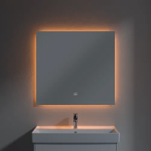 Bild von VILLEROY BOCH More to See Lite Spiegel, mit Beleuchtung, 800 x 750 x 24 mm #A4598000