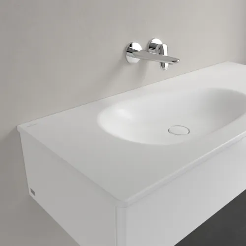 Bild von VILLEROY BOCH Antao Schrankwaschtisch, 1200 x 500 x 150 mm, Stone White CeramicPlus, ohne Überlauf #4A77L3RW