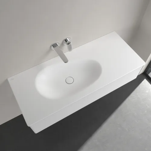 Bild von VILLEROY BOCH Antao Schrankwaschtisch, 1200 x 500 x 150 mm, Stone White CeramicPlus, ohne Überlauf #4A77L3RW