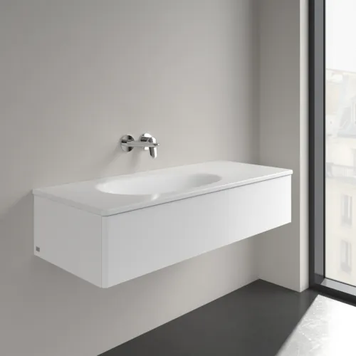 Bild von VILLEROY BOCH Antao Schrankwaschtisch, 1200 x 500 x 150 mm, Stone White CeramicPlus, ohne Überlauf #4A77L3RW