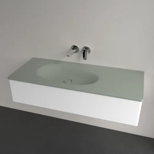 Bild von VILLEROY BOCH Antao Schrankwaschtisch, 1200 x 500 x 150 mm, Morning Green CeramicPlus, ohne Überlauf #4A77L3R8