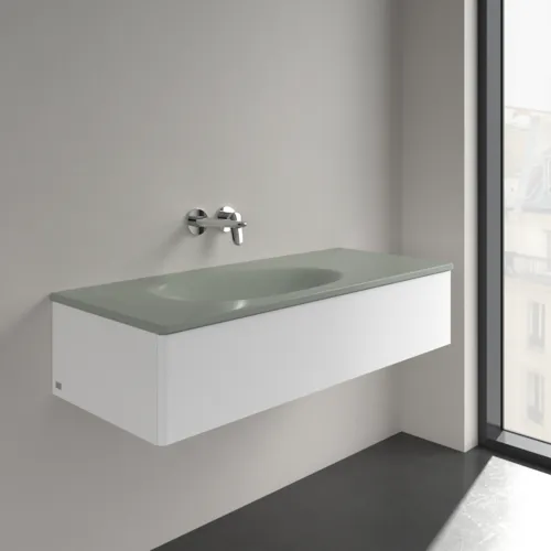 Bild von VILLEROY BOCH Antao Schrankwaschtisch, 1200 x 500 x 150 mm, Morning Green CeramicPlus, ohne Überlauf #4A77L3R8