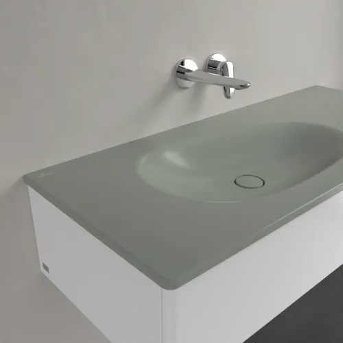 Bild von VILLEROY BOCH Antao Schrankwaschtisch, 1200 x 500 x 150 mm, Morning Green CeramicPlus, ohne Überlauf #4A77L3R8
