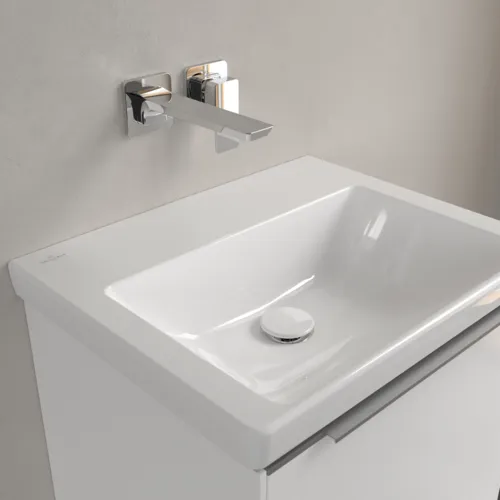 Bild von VILLEROY BOCH Subway 3.0 Waschbecken, 550 x 440 x 165 mm, Weiß Alpin, ohne Überlauf #4A70F601