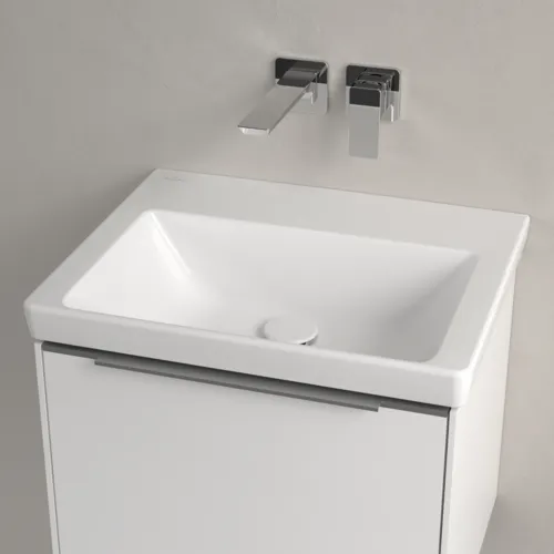 Bild von VILLEROY BOCH Subway 3.0 Waschbecken, 550 x 440 x 165 mm, Weiß Alpin, ohne Überlauf #4A70F601