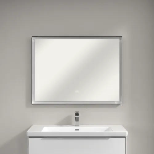 Bild von VILLEROY BOCH Subway 3.0 Spiegel, mit Beleuchtung, 1000 x 750 x 47,5 mm #A46310BC