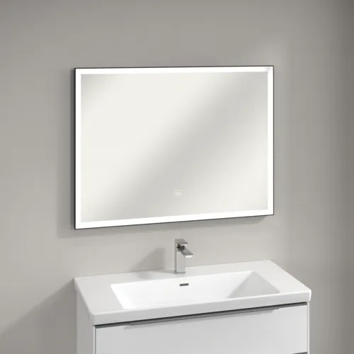 Bild von VILLEROY BOCH Subway 3.0 Spiegel, mit Beleuchtung, 1000 x 750 x 47,5 mm #A46310BC