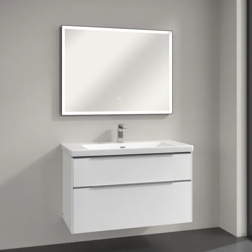 Bild von VILLEROY BOCH Subway 3.0 Spiegel, mit Beleuchtung, 1000 x 750 x 47,5 mm #A46310BC