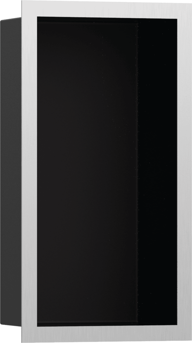 HANSGROHE XtraStoris Individual Wandnische Mattschwarz mit Designrahmen 300/150/100 #56095800 - Mattschwarz