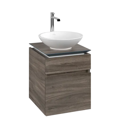 Obrázek VILLEROY BOCH Legato toaletní skříňka, 2 výsuvy, 450 x 550 x 500 mm, Kamenný dub / Kamenný dub #B56600RK