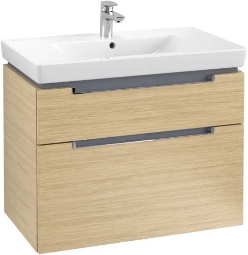 Picture of VILLEROY BOCH Subway 2.0 Vanity unit, 2 pull-out compartments, 787 x 590 x 449 mm, Nordic Oak #A91410VJ