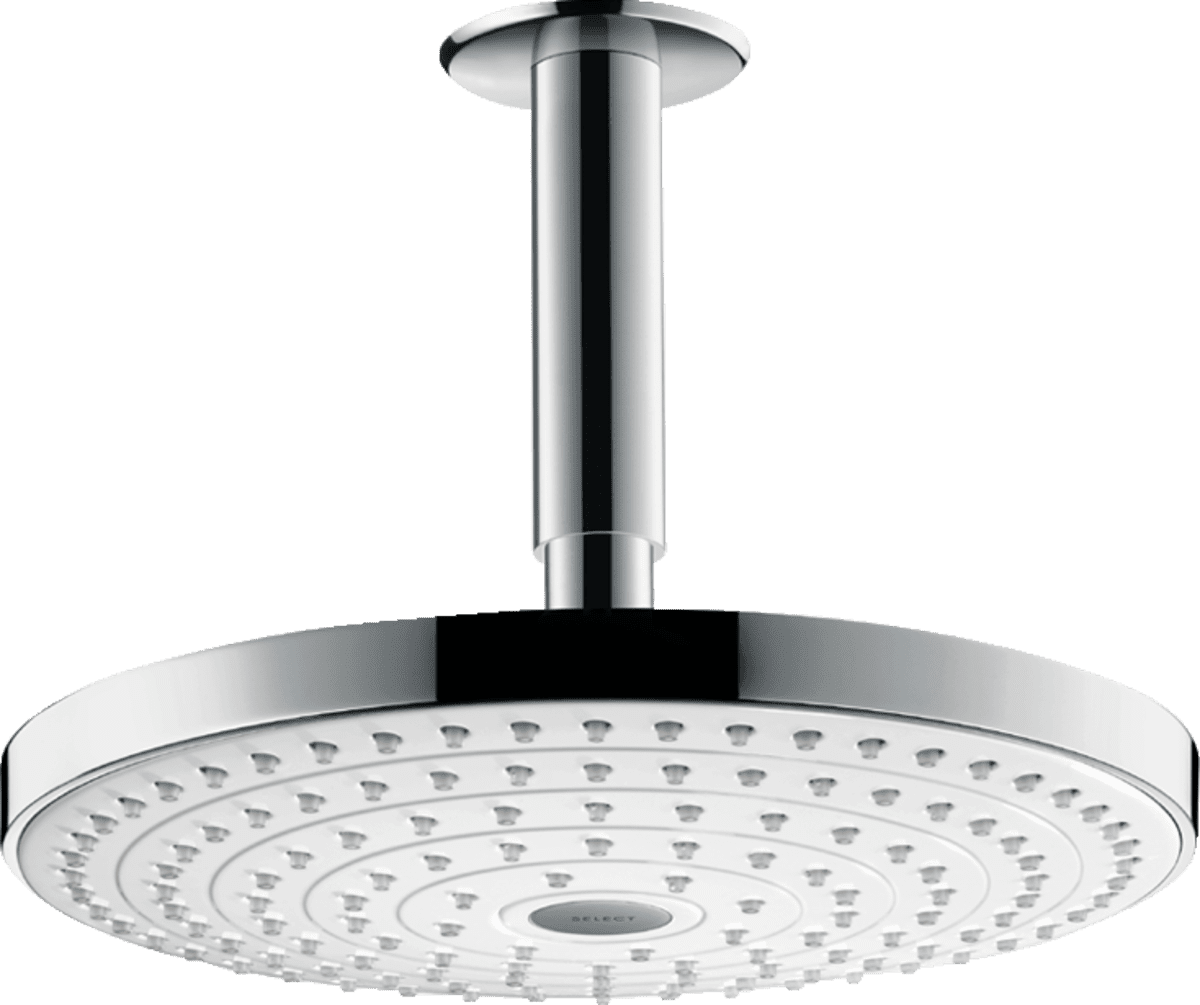 Bild von HANSGROHE Raindance Select S Kopfbrause 240 2jet mit Deckenanschluss #26467400 - Weiß/Chrom