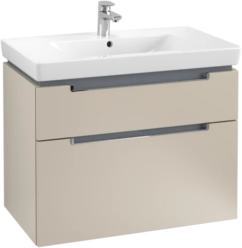 VILLEROY BOCH Subway 2.0 Vanity unit, 2 pull-out compartments, 787 x 590 x 449 mm, Soft Grey #A91410VK resmi