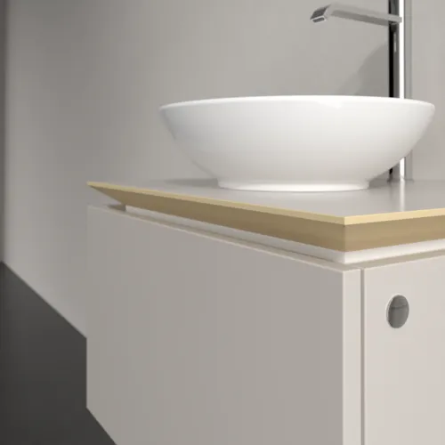Bild von VILLEROY BOCH Legato Waschbeckenunterschrank, 1 Auszug, 600 x 380 x 500 mm, Soft Grey / Soft Grey #B56700VK