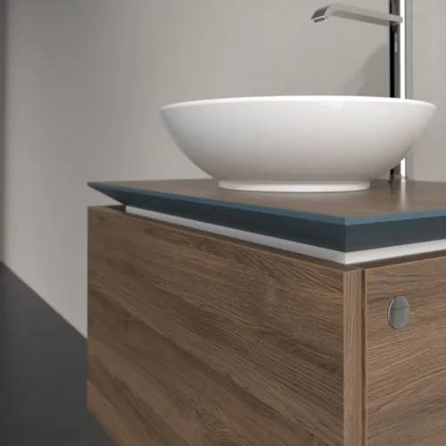 VILLEROY BOCH Legato Waschbeckenunterschrank, 1 Auszug, 600 x 380 x 500 mm, Arizona Oak / Arizona Oak #B56700VH, Bild 5
