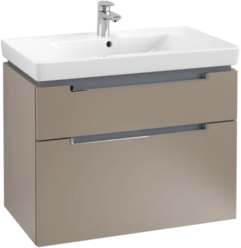 Picture of VILLEROY BOCH Subway 2.0 Vanity unit, 2 pull-out compartments, 787 x 590 x 449 mm, Truffle Grey #A91410VG