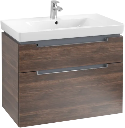Picture of VILLEROY BOCH Subway 2.0 Vanity unit, 2 pull-out compartments, 787 x 590 x 449 mm, Arizona Oak #A91410VH